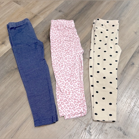 Girls Leggings Bundle Size 4T - Picture 2 of 2
